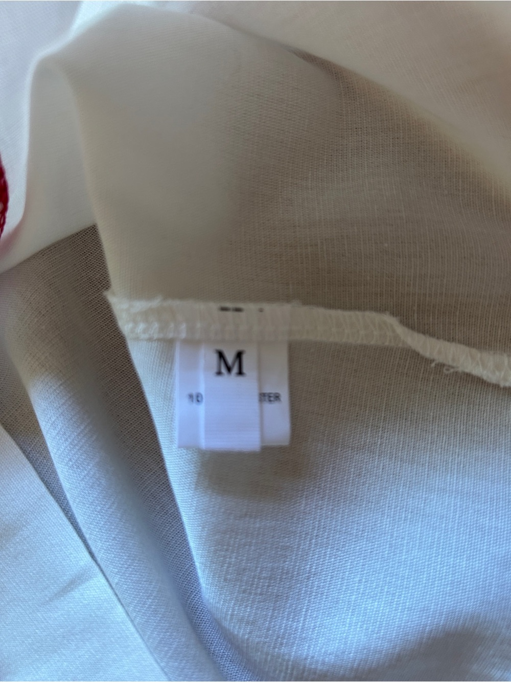 Sleeveless Top & Pant Set, White w/ Orange Piping, Side Zipper & Pockets, NWOT! - Picture 9 of 15